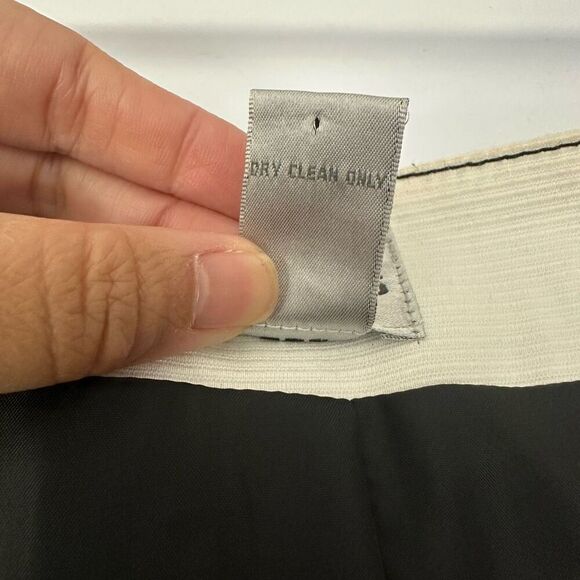 Chico’s Black White Sequinned Button‎ Front Blazer Coat Floral Print sz 2 Medium - Picture 7 of 8